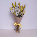 yellow wildflower arrangement
