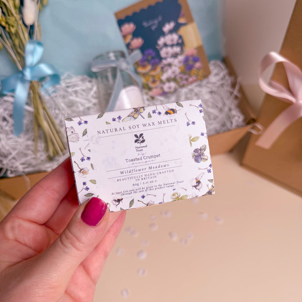 wildflower meadow wax melts in printed box