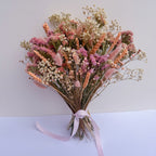 Peach Wildflower Dried Flower Bouquet